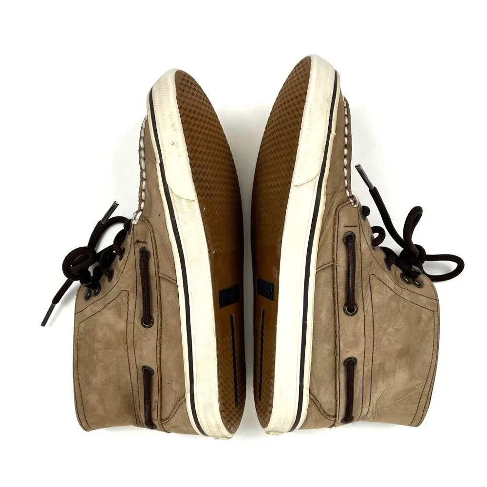 Sperry Topsiders Boy's Bahama Chukka Boot Shoes Mid-Top Suede Casual Size 4.5